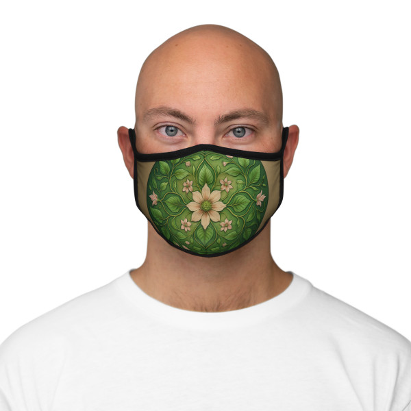 Whimsical Nature Dance - Fitted Polyester Face Mask