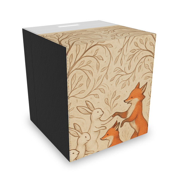 Whimsical Forest Dance - Felt Storage Box