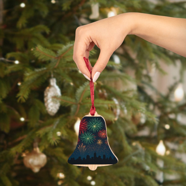Midnight Sparkle - Wooden Ornaments