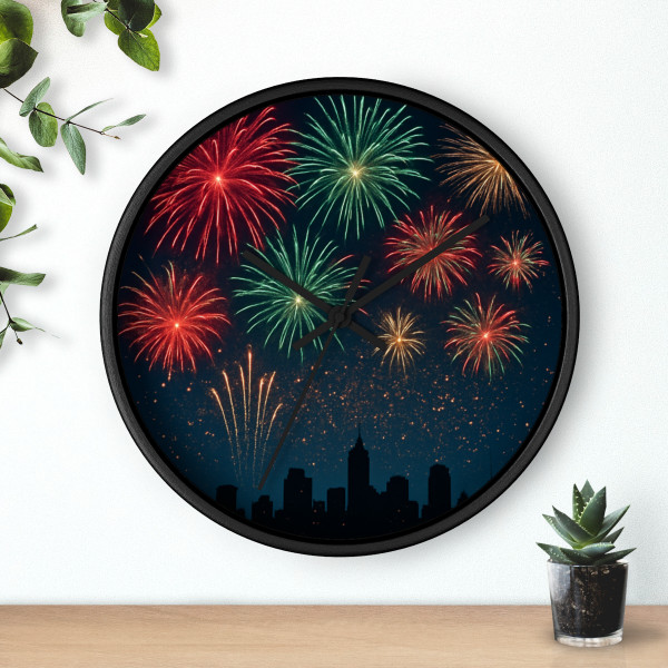 Midnight Sparkle - Wall Clock