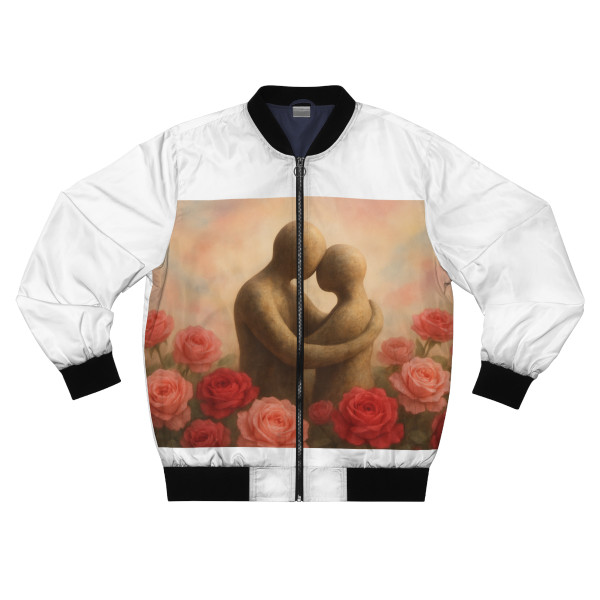 Eternal Embrace - Men's Bomber Jacket (AOP)