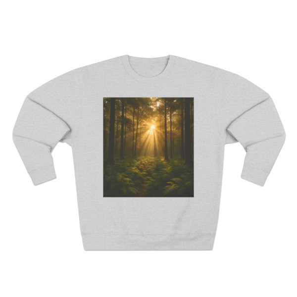 Serene Forest Retreat - Unisex Crewneck Sweatshirt