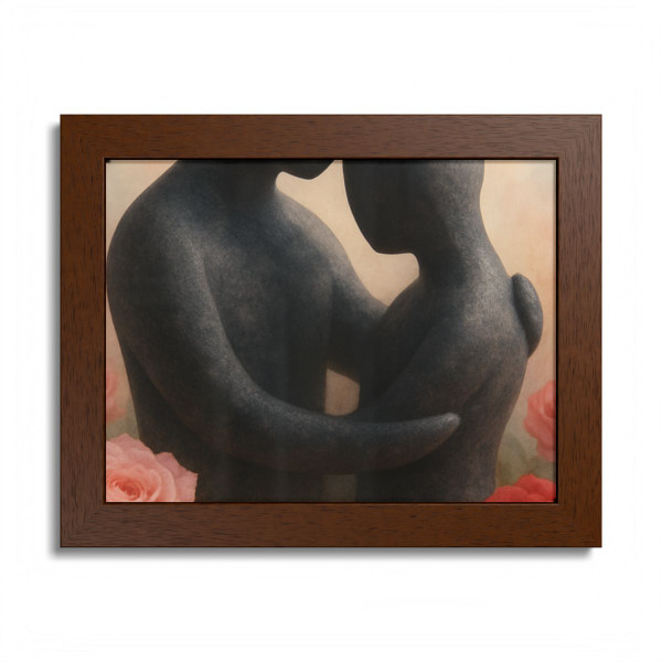 Eternal Embrace - Framed Poster, Multi-Color