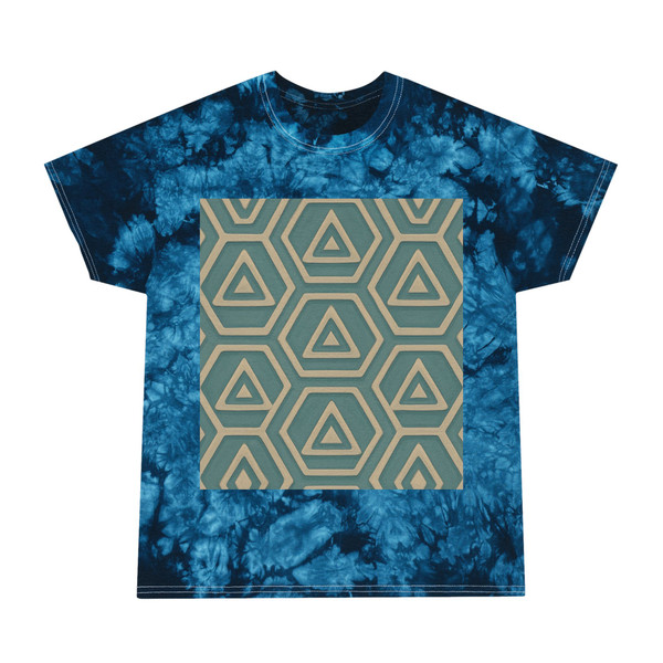 Quantum Tessellations - Tie-Dye Tee, Crystal