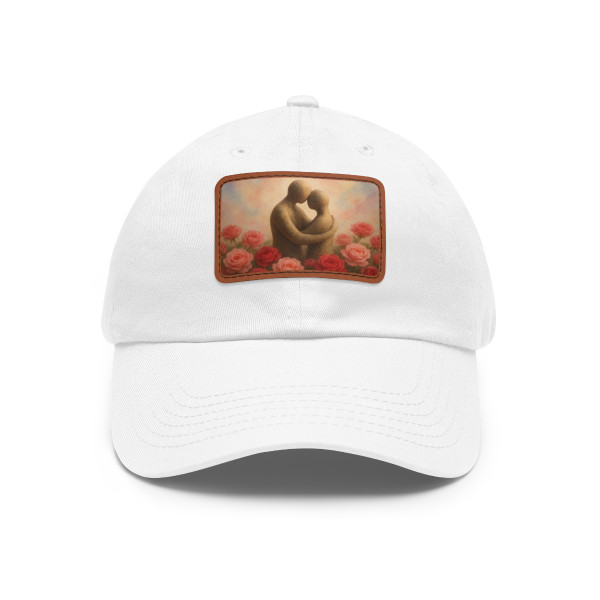 Eternal Embrace - Dad Hat with Leather Patch (Rectangle)