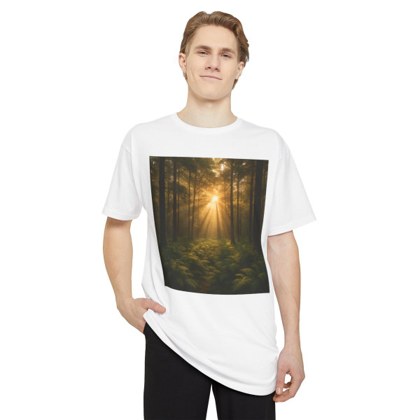Serene Forest Retreat - Unisex Long Body Urban Tee