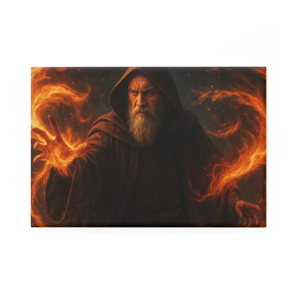 Elemental Firestorm - Button Magnet, Rectangle (1 & 10 pcs)