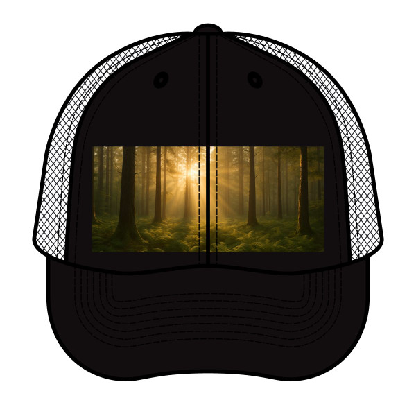 Serene Forest Retreat - Trucker Retro Hat