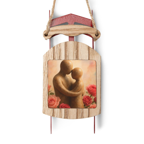 Eternal Embrace - Sled Ornaments