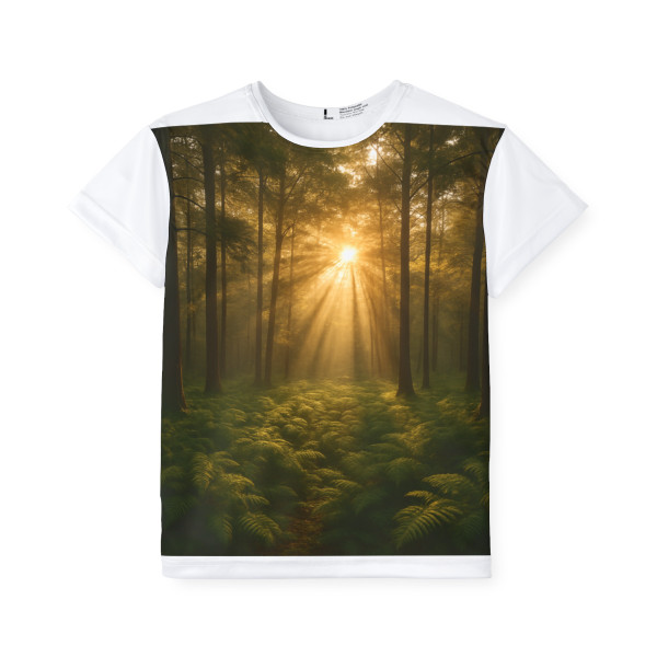 Serene Forest Retreat - Kids Sports Jersey (AOP)