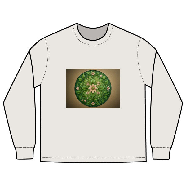 Whimsical Nature Dance - Men's Heavy Faded Long Sleeve Tee