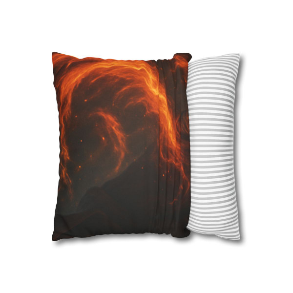 Elemental Firestorm - Faux Suede Square Pillowcase