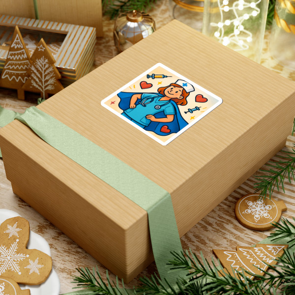 Nurse Superhero Spirit - Kiss-Cut Stickers