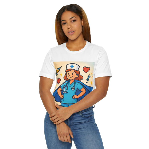 Nurse Superhero Spirit - Unisex Jersey T-Shirt