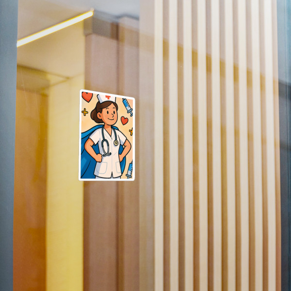 Nurse Superhero Spirit - Kiss-Cut Vinyl Decals