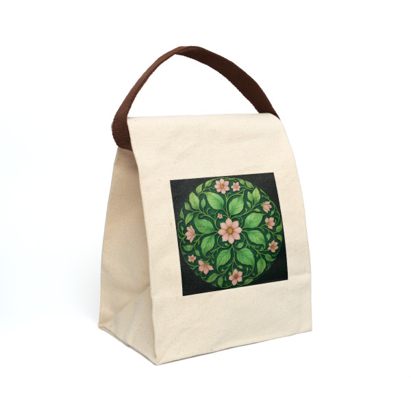 Whimsical Nature Dance - Canvas Lunch Bag With Strap