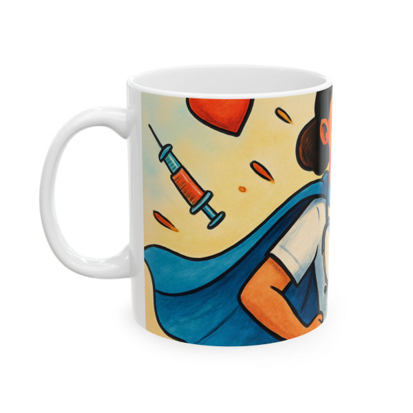 Nurse Superhero Spirit - Ceramic Mug, (11oz, 15oz)