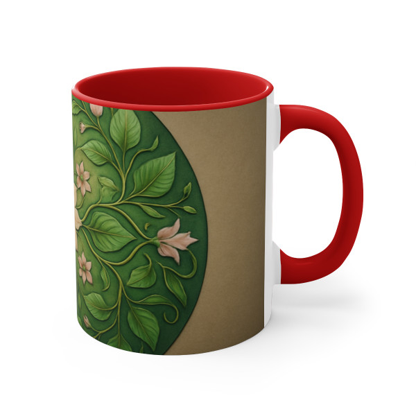 Whimsical Nature Dance - Colorful Accent Mugs, 11oz