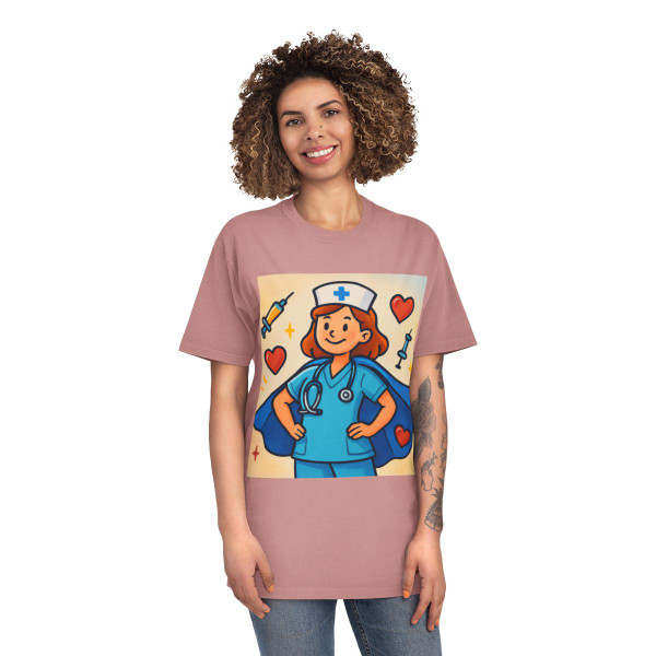 Nurse Superhero Spirit - Unisex Faded Shirt