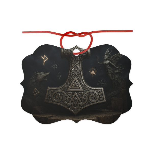 Mjölnir's Might - Aluminum Ornaments, 1pc