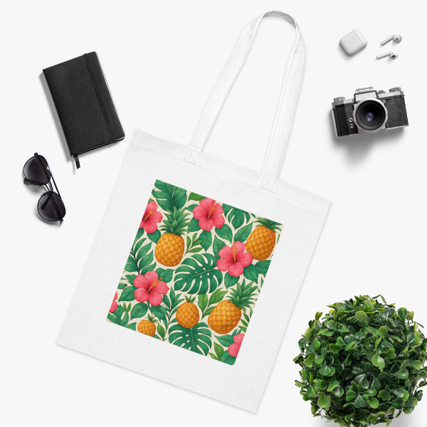 Tropical Oasis Escape - Cotton Tote