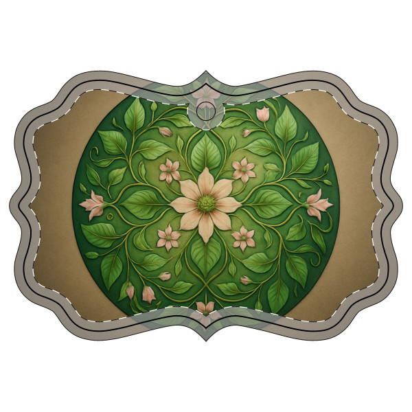 Whimsical Nature Dance - Acrylic Ornament (Multi-depth)