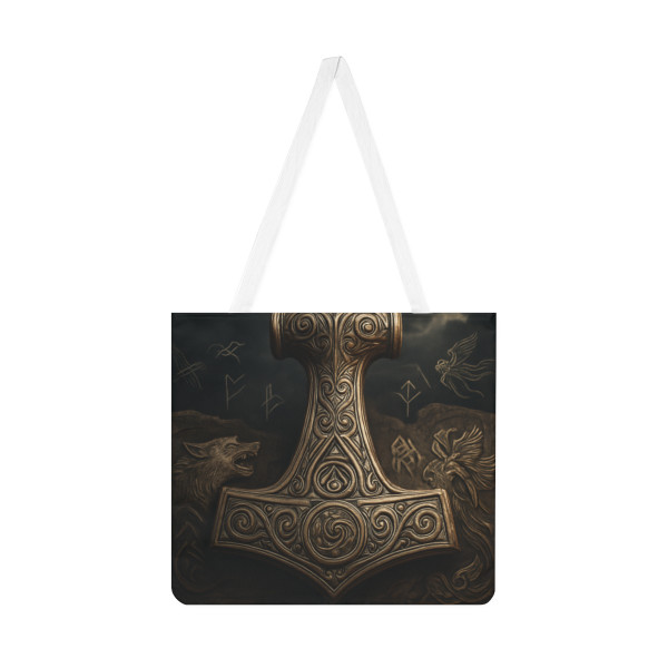 Mjölnir's Might - Shoulder Tote Bag (AOP)