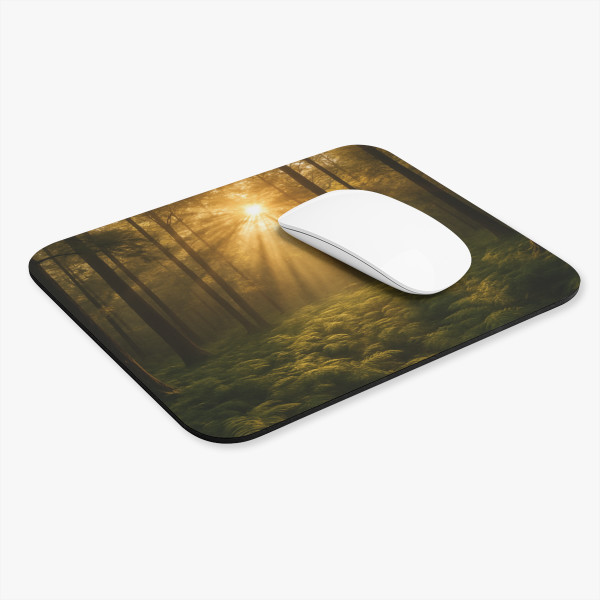 Serene Forest Retreat - Mouse Pad (Rectangle)