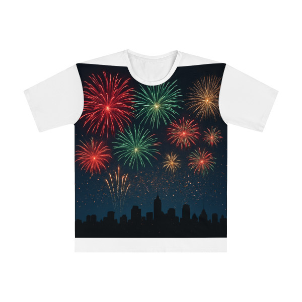 Midnight Sparkle - Men's Loose T-shirt (AOP)