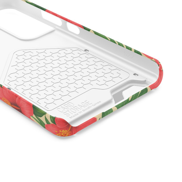 Tropical Oasis Escape - Phone Case With Card Holder