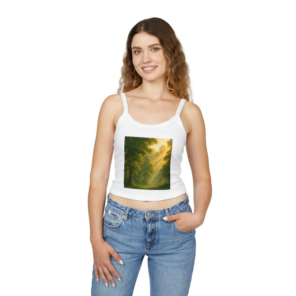 Whispers of Dawn - Women's Spaghetti Strap Tank Top
