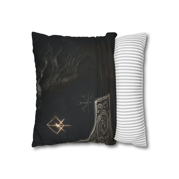 Mjölnir's Might - Spun Polyester Square Pillowcase