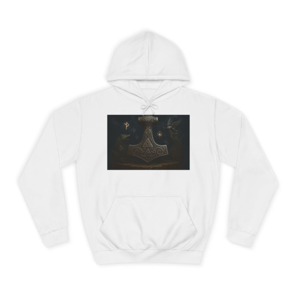 Mjölnir's Might - Unisex College Hoodie