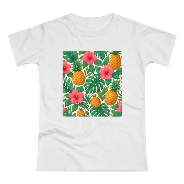 Tropical Oasis Escape - Single Jersey Women's T-shirt