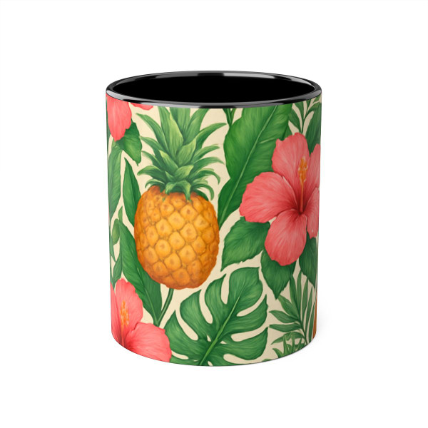 Tropical Oasis Escape - Accent Mugs, 11oz