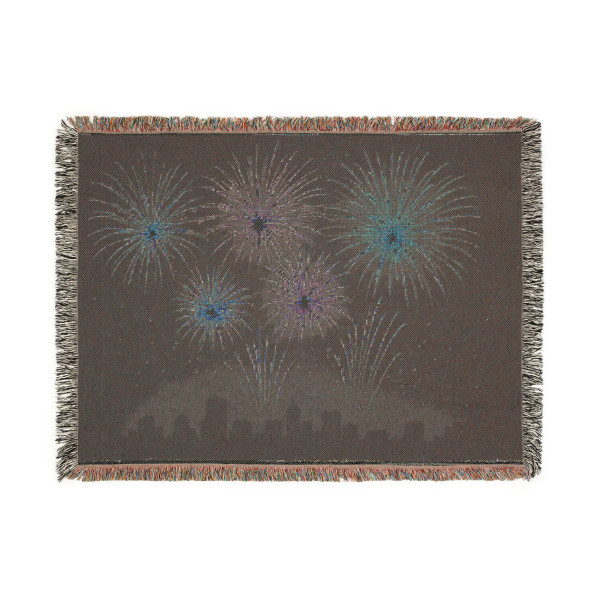 Midnight Sparkle - Woven Blanket