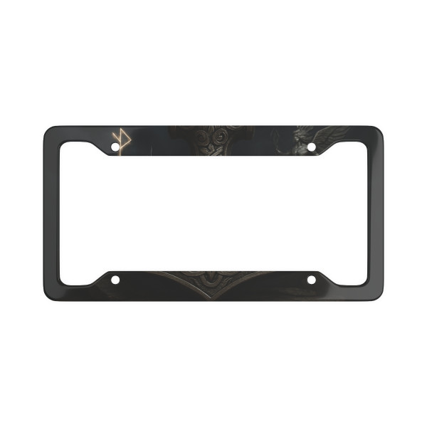 Mjölnir's Might - License Plate Frame
