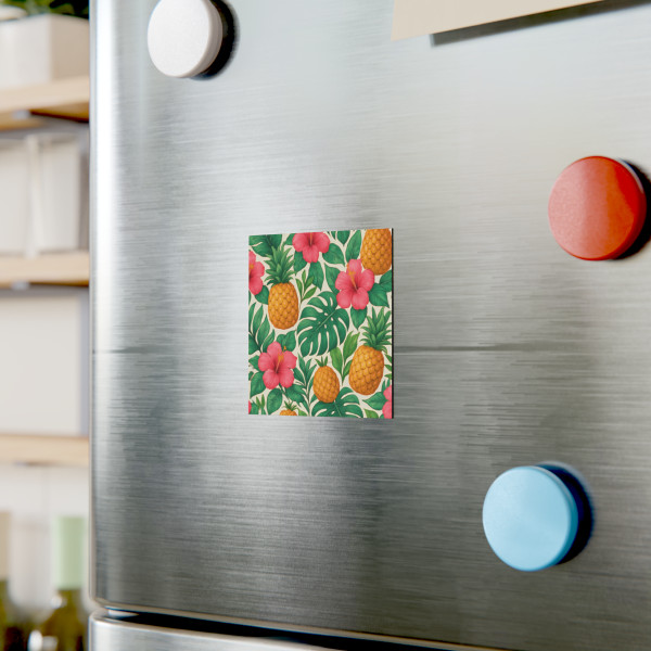 Tropical Oasis Escape - Square Magnet
