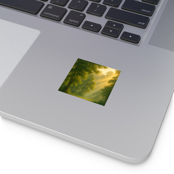 Whispers of Dawn - Square Vinyl Stickers