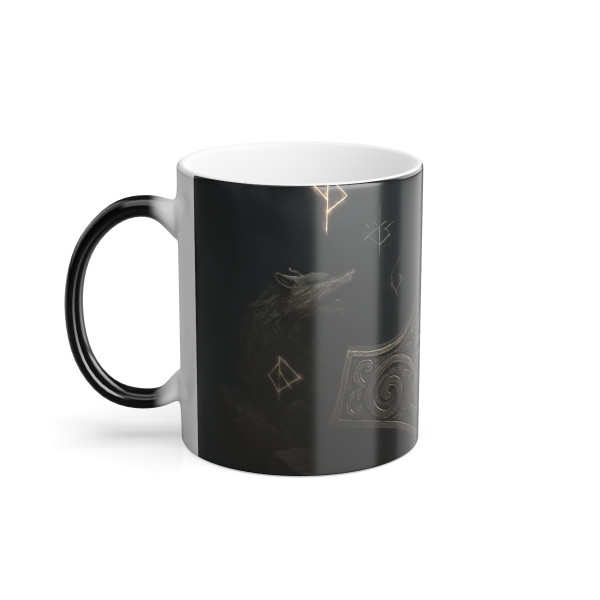 Mjölnir's Might - Color Morphing Mug, 11oz