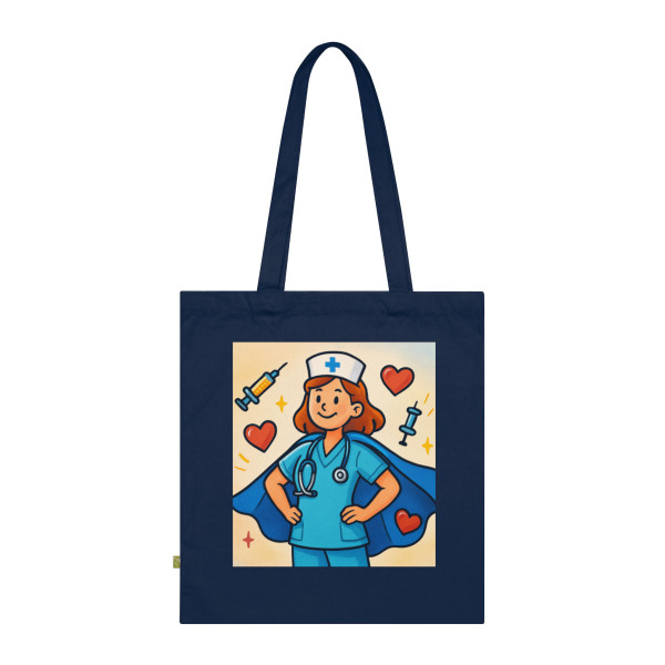 Nurse Superhero Spirit - Organic Cotton Tote Bag