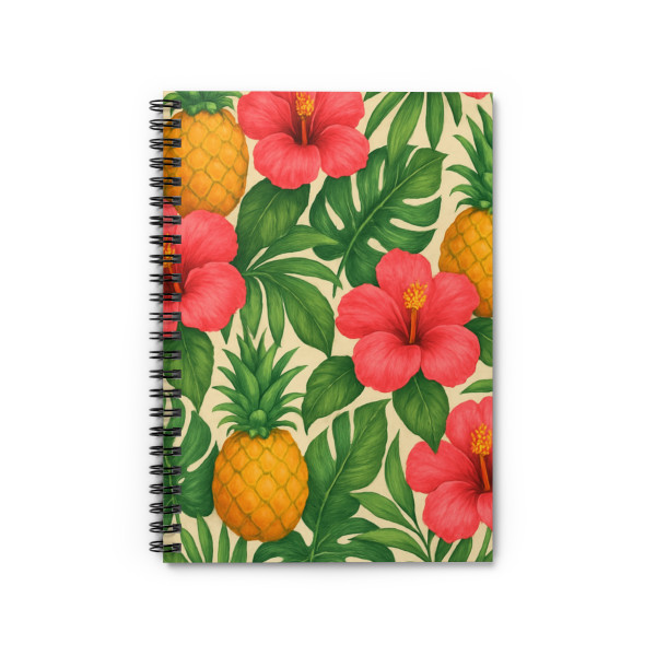 Tropical Oasis Escape - Spiral Notebook - Ruled Line