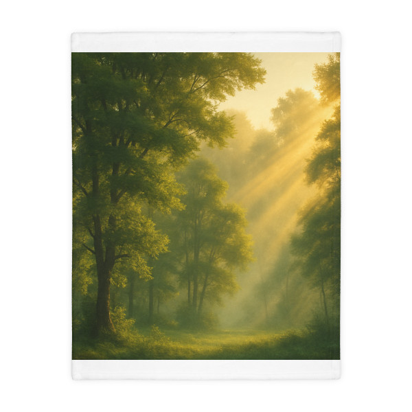 Whispers of Dawn - Velveteen Microfiber Blanket (Two-sided print)