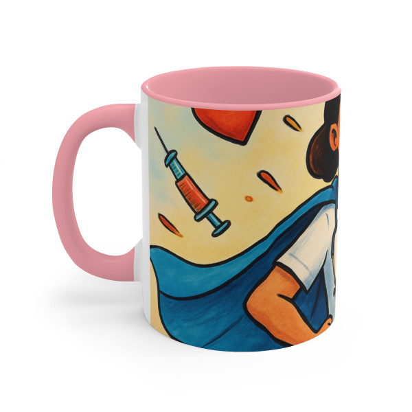Nurse Superhero Spirit - Accent Mugs