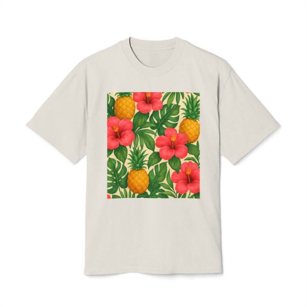 Tropical Oasis Escape - Unisex Heavy Faded Tee