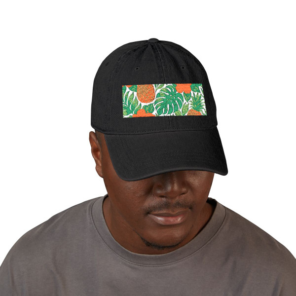Tropical Oasis Escape - Denim Hat (Embroidery)