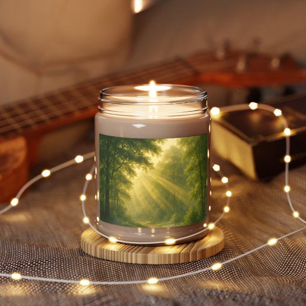 Whispers of Dawn - Scented Soy Candles with White Lid, 9oz