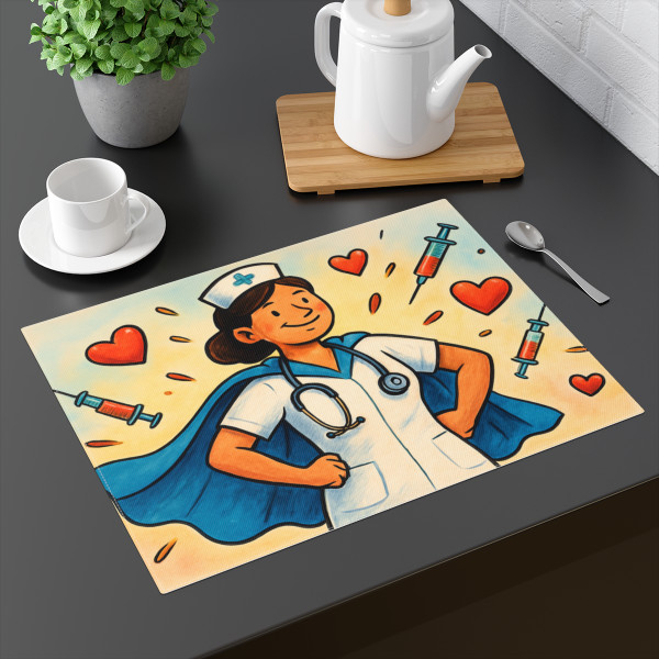 Nurse Superhero Spirit - Placemat, 1pc