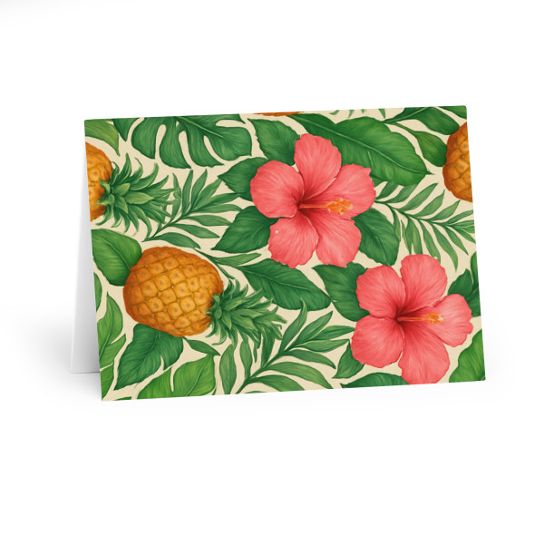Tropical Oasis Escape - Greeting Cards (5 Pack)