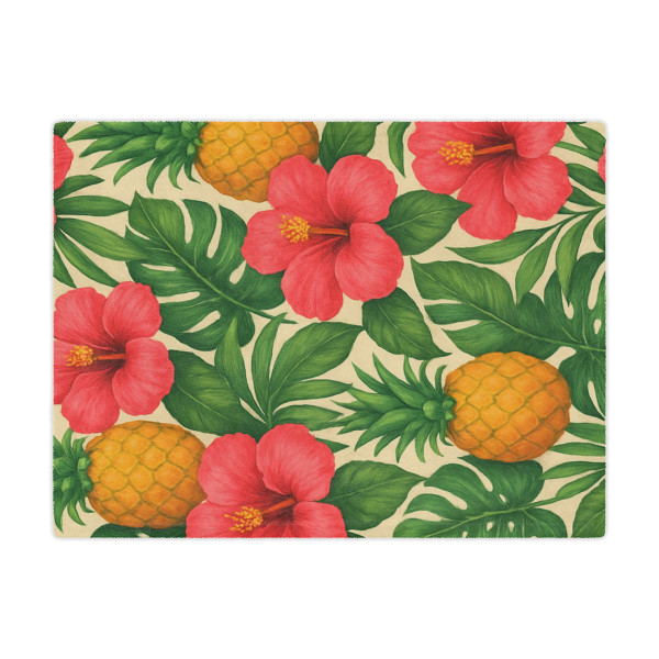 Tropical Oasis Escape - Minky Blanket
